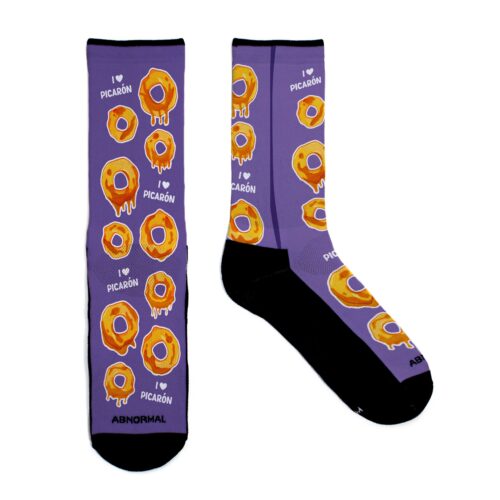 Medias Largas Picarones fondo morado