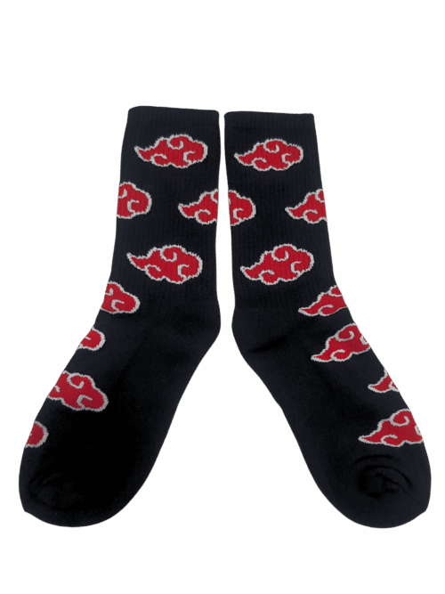 Medias Tejidas Naruto Nubes Akatsuki - Cosmic Socks