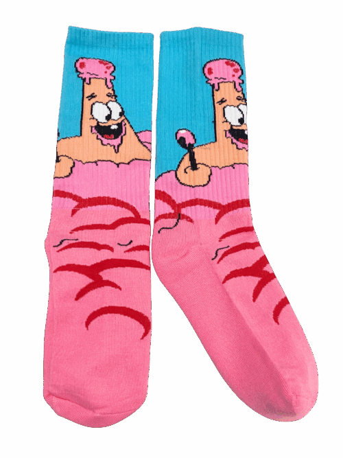 Medias Tejidas Patricio Helado - Cosmic Socks