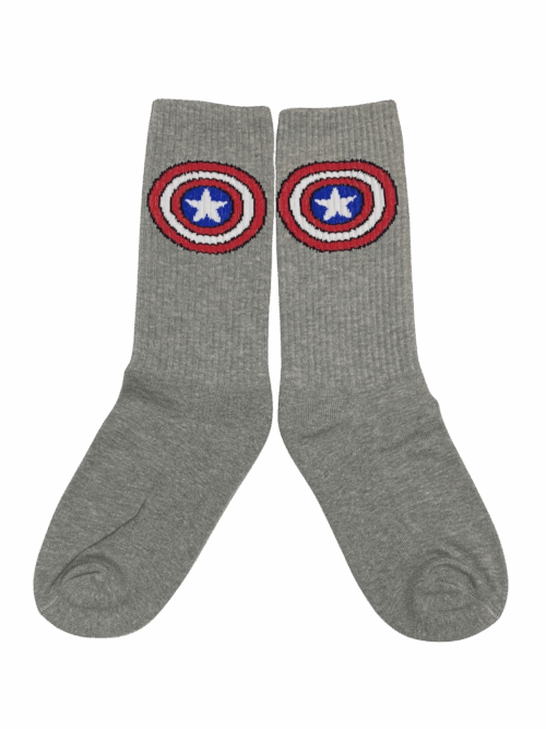 Medias Tejidas Capitán América Escudos - Cosmic Socks