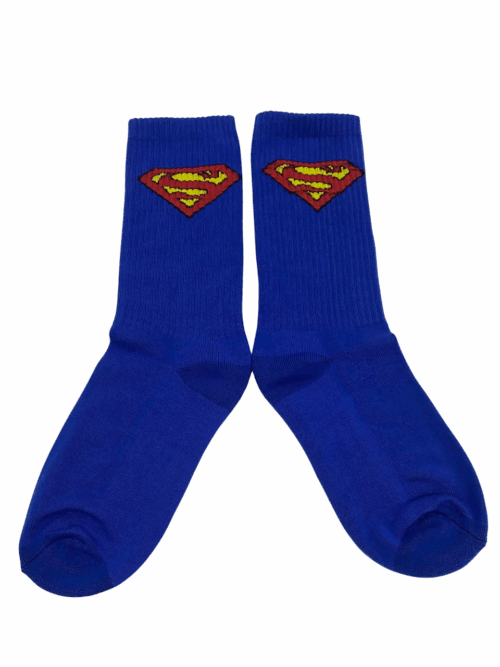 Medias Tejidas Superman Azul - Cosmic Socks