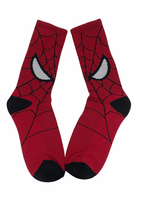 Medias Tejidas Spiderman rojo - Cosmic Socks