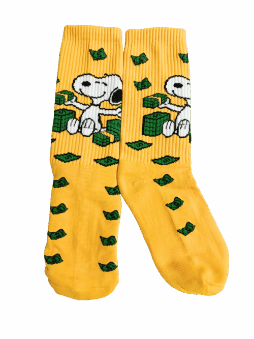 Medias Tejidas Snoopy Dinero - Cosmic Socks