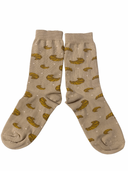 Medias Tejidas Comida Croissant - Cosmic Socks