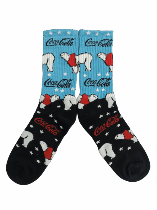 Medias Tejidas Navidad Osos Cocacola - Cosmic Socks