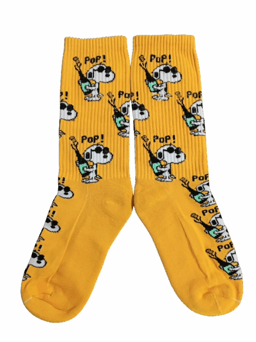 Medias Tejidas Snoopy Champagne - Cosmic Socks