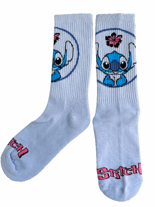 Medias Tejidas Stitch flor - Cosmic Socks