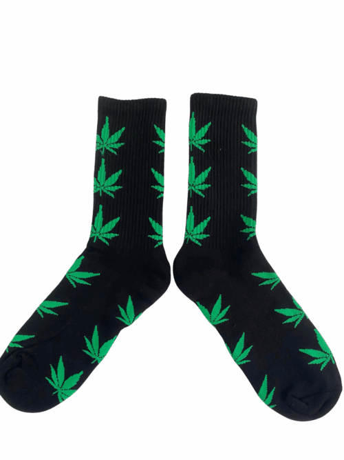 Medias Tejidas Hojas Marihuana - Cosmic Socks