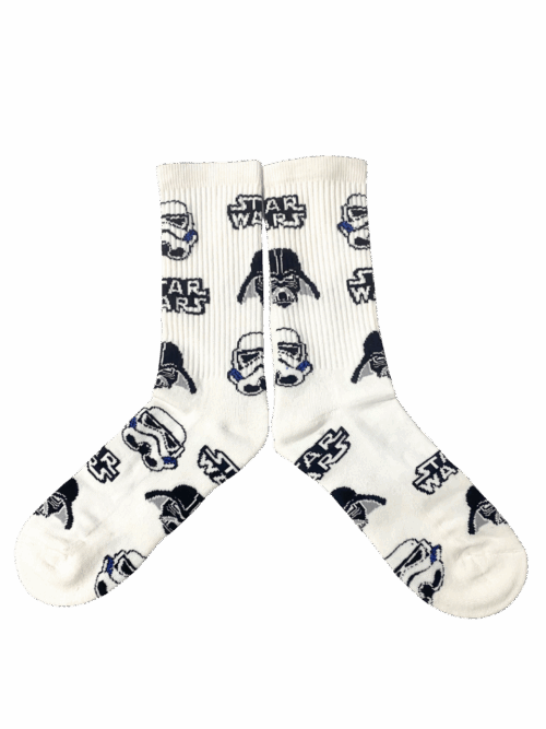 Medias Tejidas Star Wars Blanco - Cosmic Socks