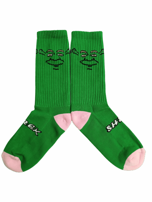 Medias Tejidas Shrek Cara - Cosmic Socks