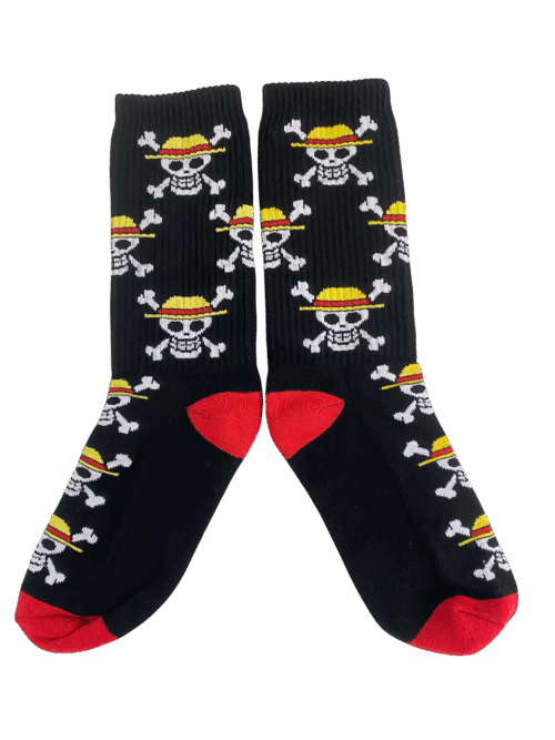 Medias Tejidas One Piece Calavera varios - Cosmic Socks