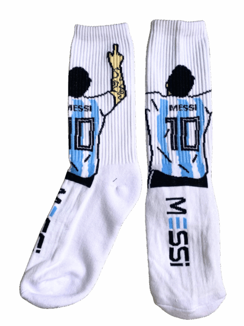 Medias Tejidas Messi futbol - Cosmic Socks