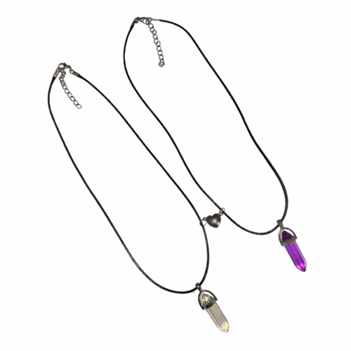 COLLAR IMANTADO DE CUARZOS PARA PAREJAS - Imagen 2