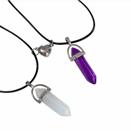 COLLAR IMANTADO DE CUARZOS PARA PAREJAS - Imagen 1