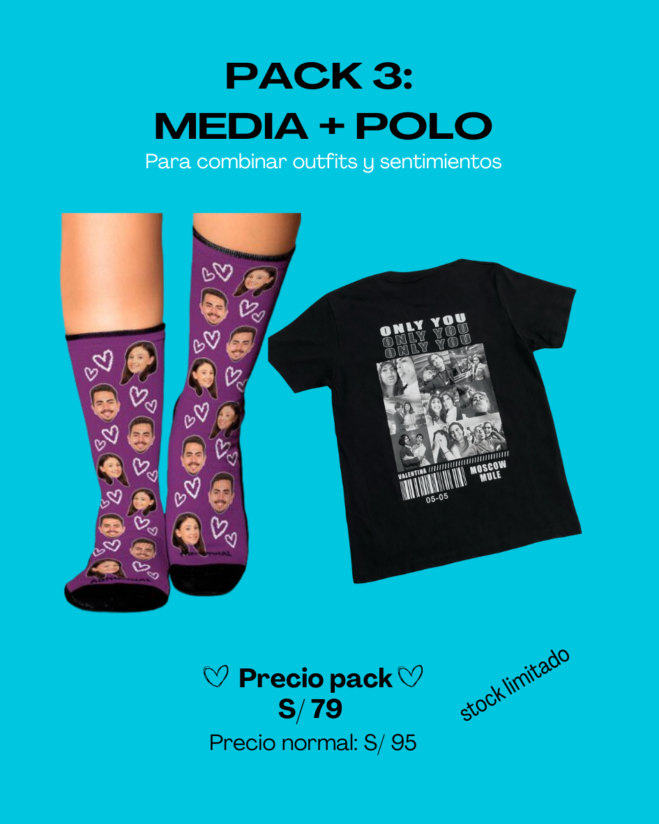 PACK 3: MEDIA + POLO (stock limitado)